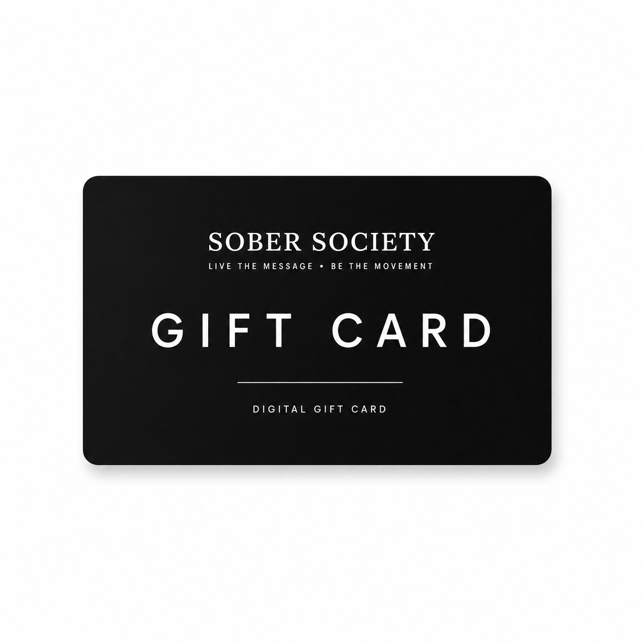 Sober Society Apparel Gift Card